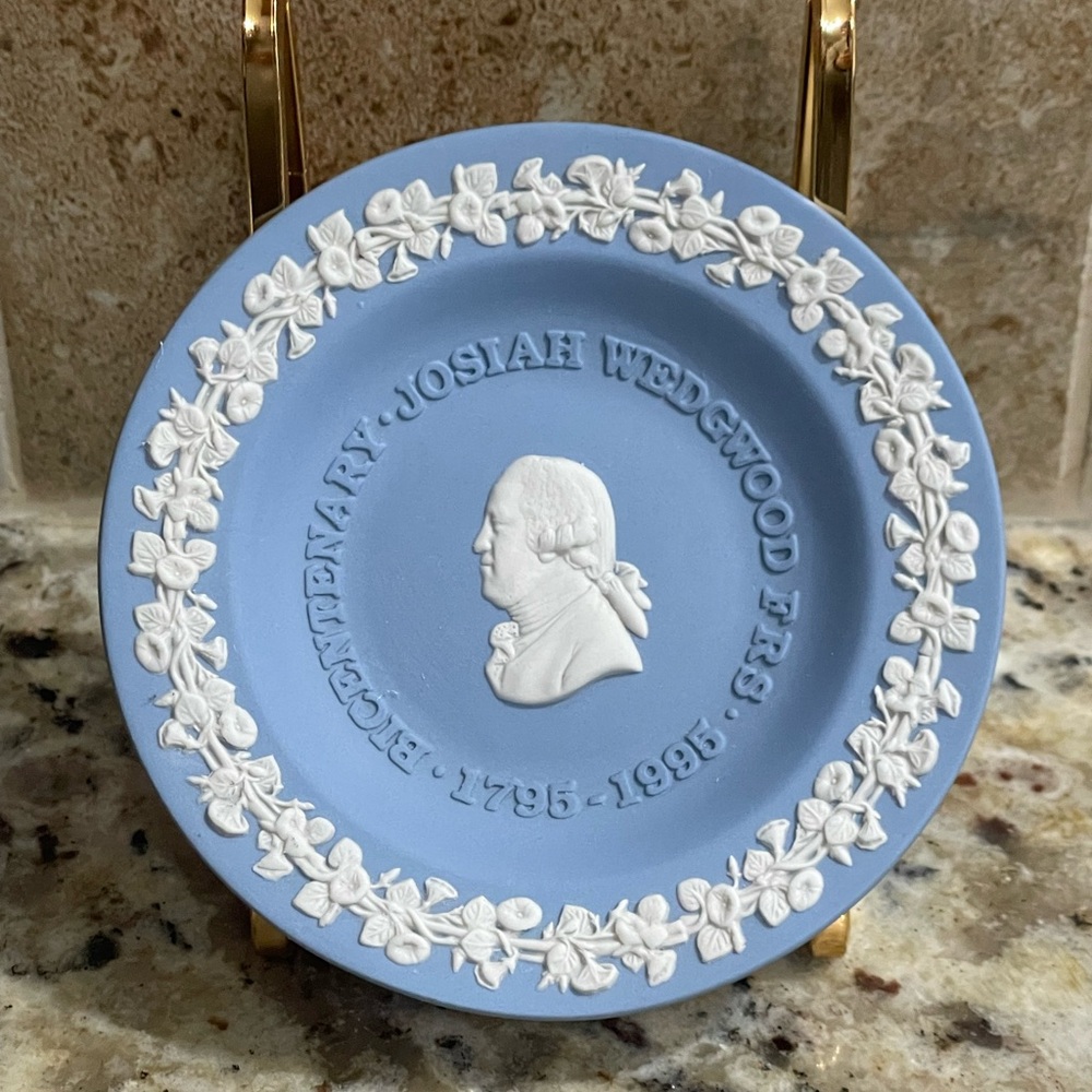 Wedgwood Blue Jasperware Bicentenary Plate